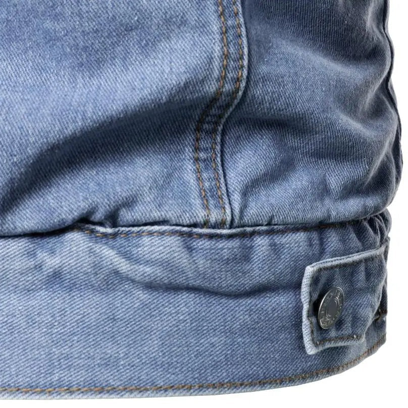 Jaqueta Jeans Interior de Lã Masculina Sampaio®