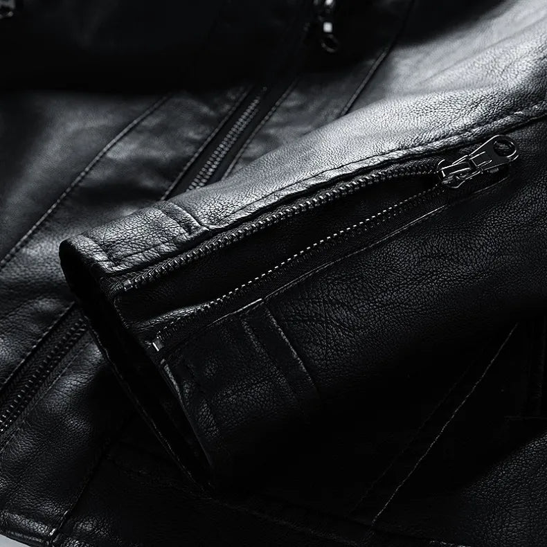 Jaqueta Masculina de Couro Sampaio® S1094