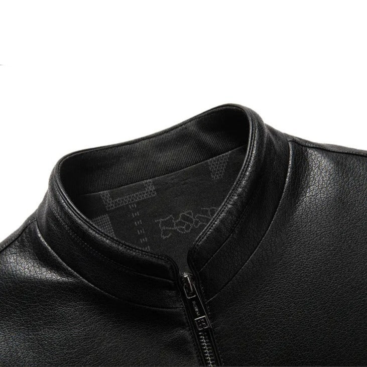 Jaqueta de Couro Masculina Sampaio® S1213