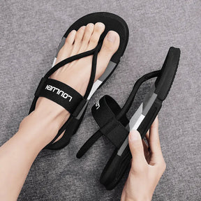 ﻿Sandália Ortopédica Masculina Louluen Sampaio® S1092