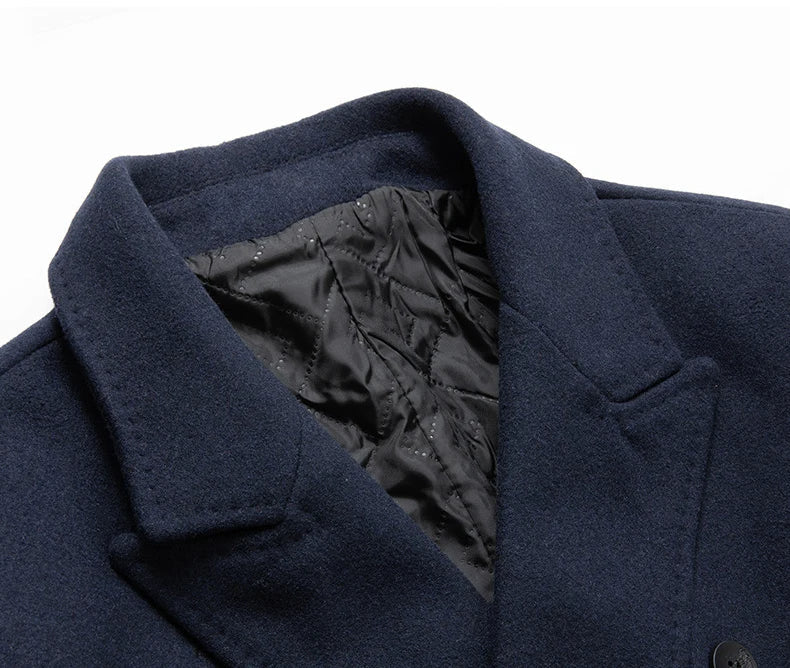 Sobretudo Longo Transpassado Masculino Sampaio® S1262