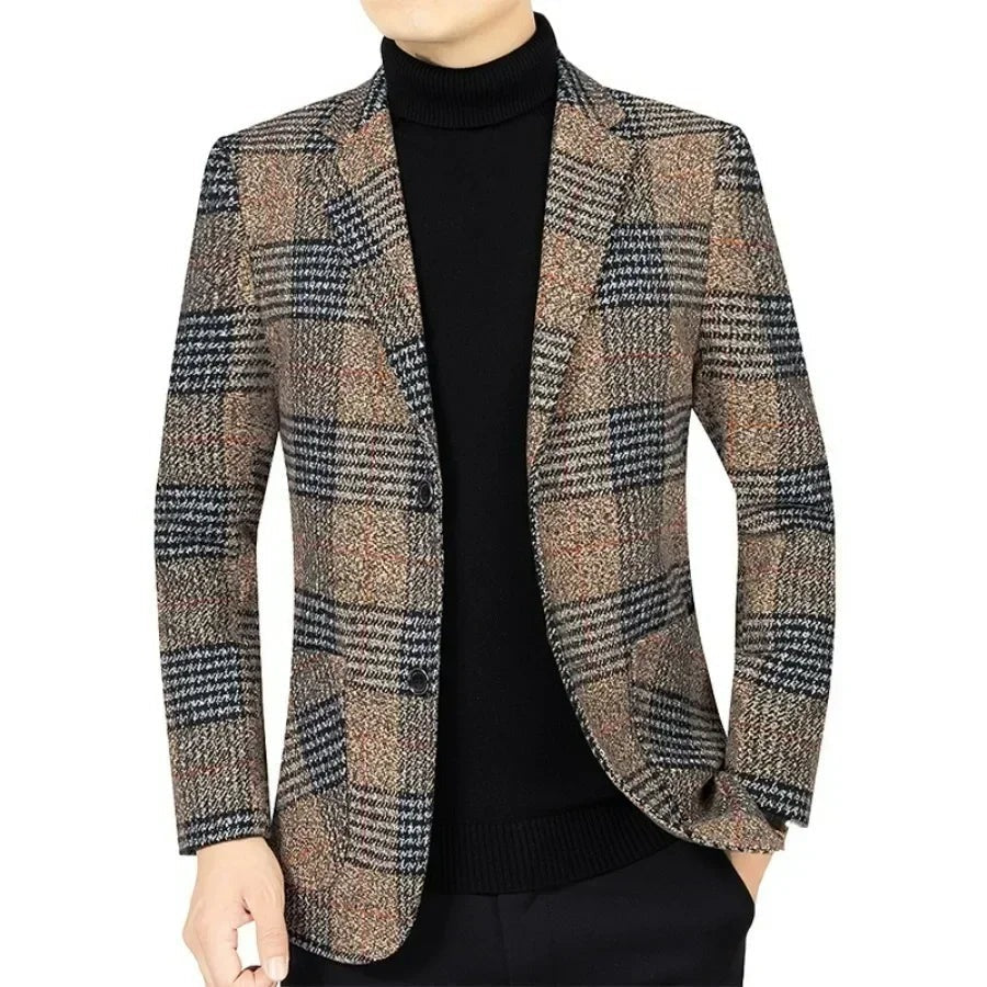 Blazer Masculino Xadrez Sampaio® S1214