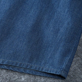 Camisa Jeans Masculina Plus Size