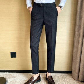 Calça Social Listrada Masculina Sampaio®