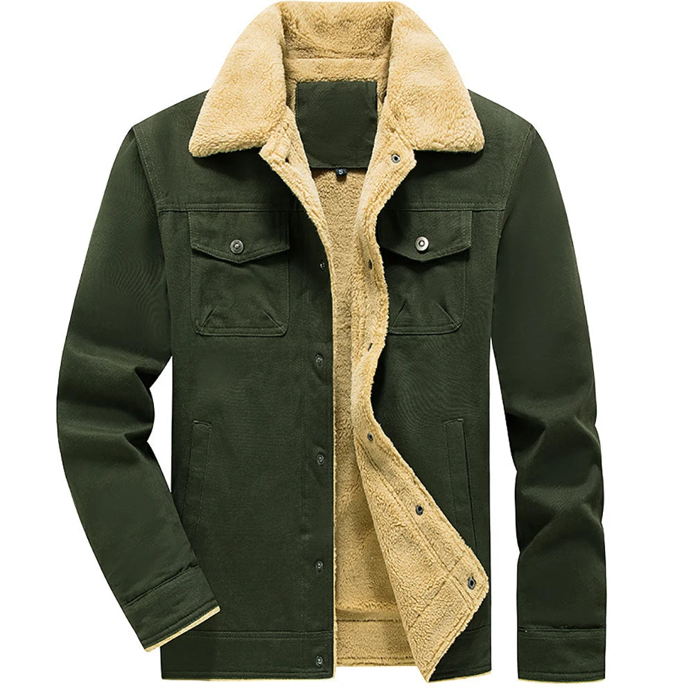 Jaqueta Jeans Masculina Interior de Lã Sampaio®