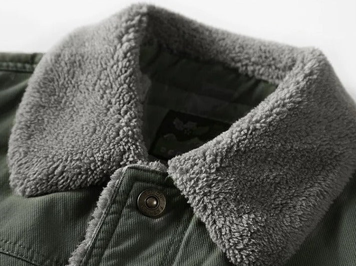 Jaqueta Militar Masculina Interior de Lã Sampaio®