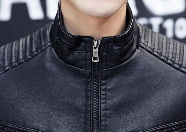 Jaqueta de Couro Masculina Sampaio®