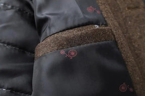 Casaco Trench Coat Masculino de Lã Grife Sampaio®