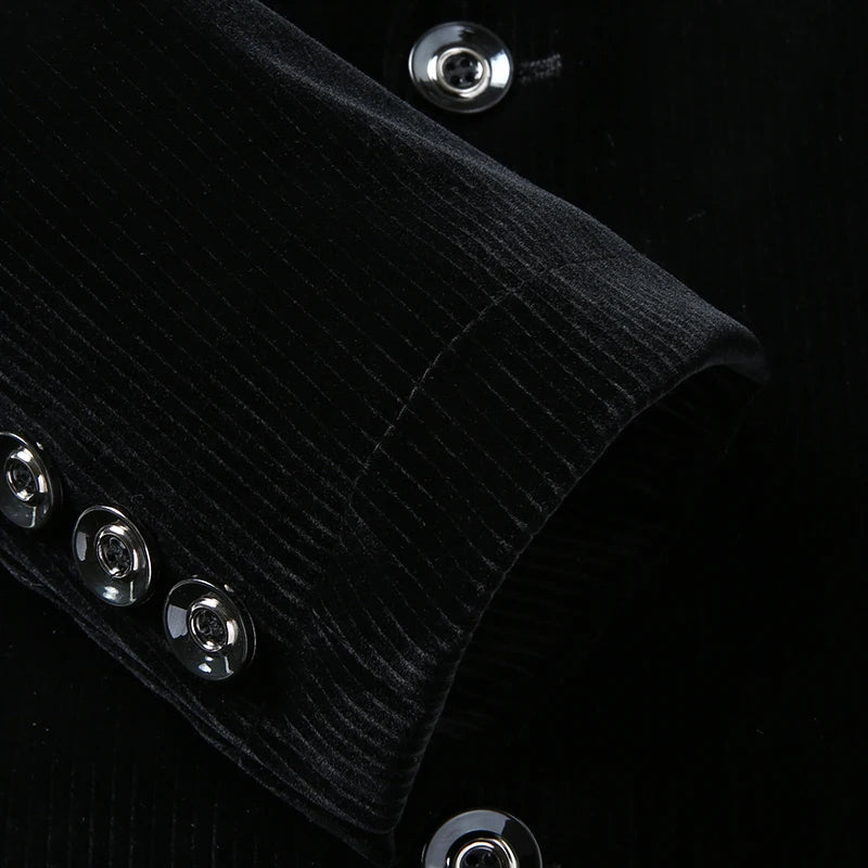 Blazer Masculino Plus Size Veludo