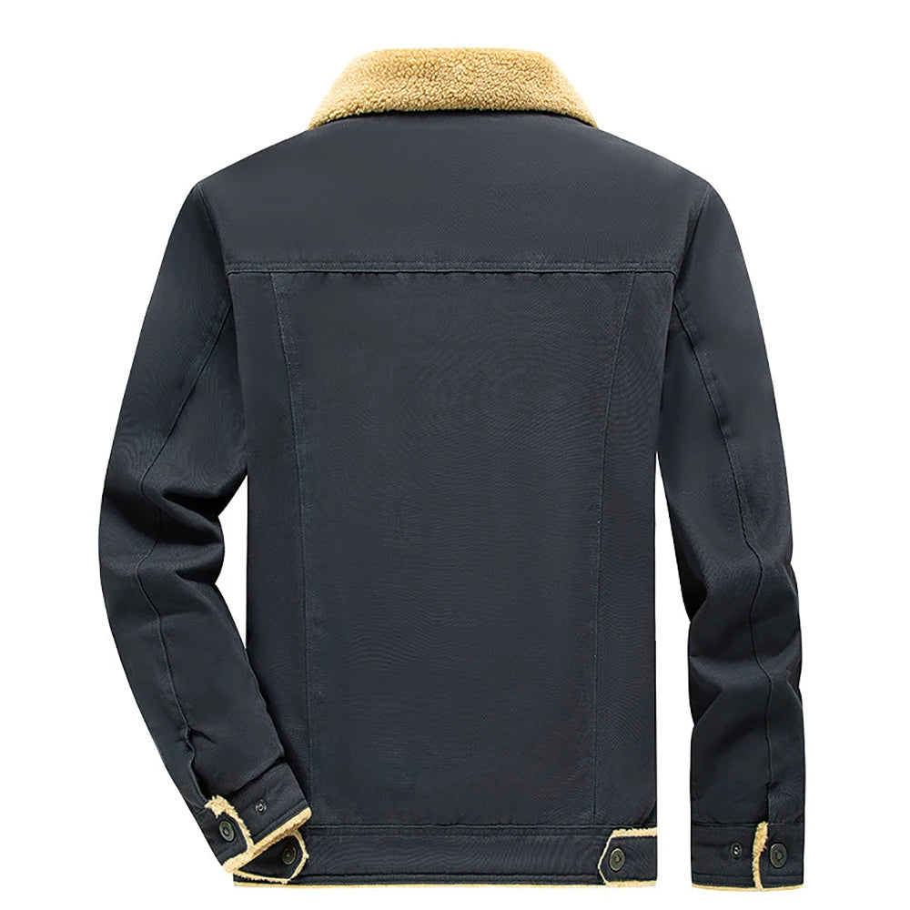 Jaqueta Jeans Masculina Interior de Lã Sampaio®