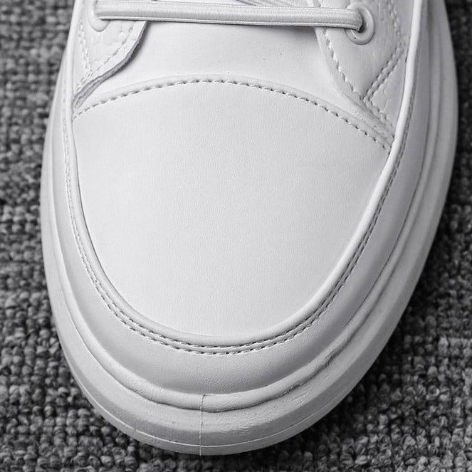 Tênis Masculino de Couro Fashion