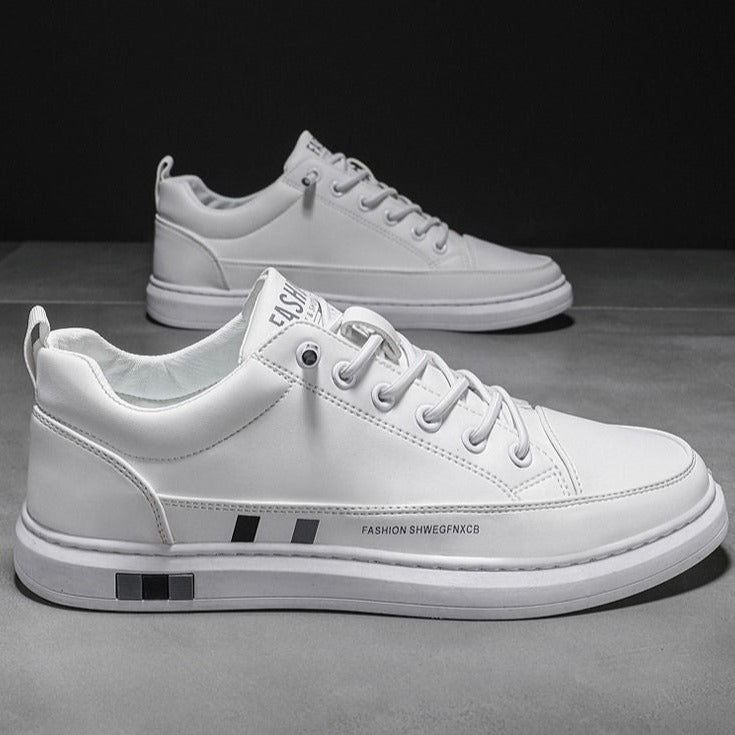 Tênis Masculino de Couro Fashion