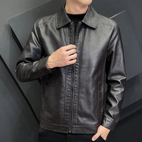 Jaqueta Masculina de Couro Sampaio® S1098