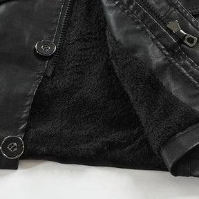 Jaqueta longa de Couro Masculina Sampaio®