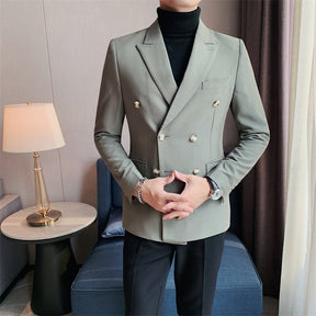 Blazer Masculino Abotoamento Duplo