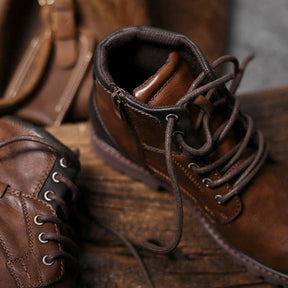 Bota de Couro Masculina Sampaio Vitto®