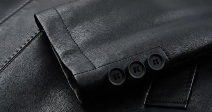 Jaqueta Longa de Couro Masculina Sampaio® S1266