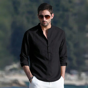 Camisa Masculina de Linho Sampaio® S1053