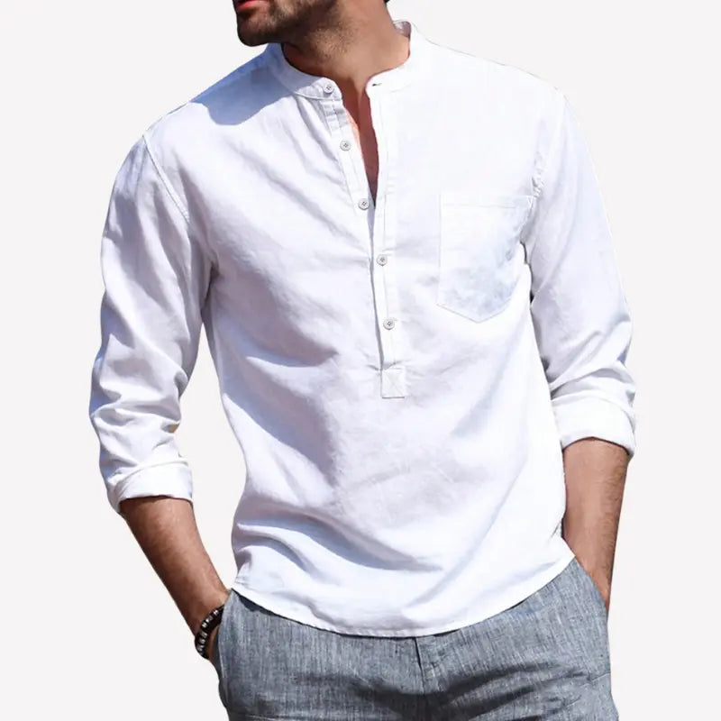 Camisa Masculina de Linho Sampaio® S1053