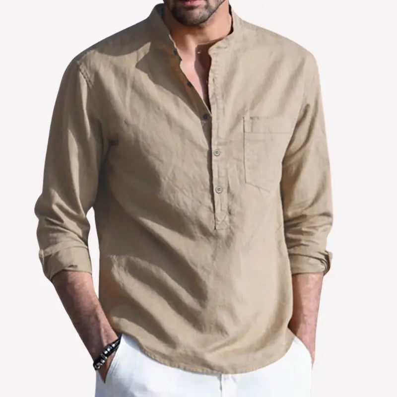 Camisa Masculina de Linho Sampaio® S1053