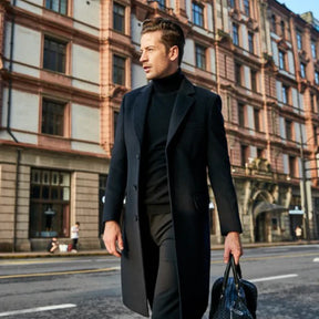 Sobretudo Longo de Lã Masculino Sampaio® S1269