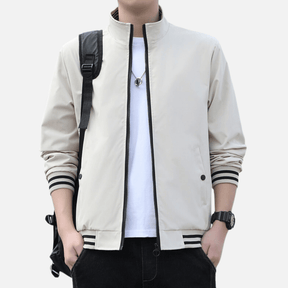 Jaqueta Masculina com Zíper Fashion