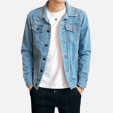 Jaqueta Jeans Masculina Casual