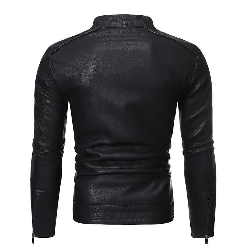 Jaqueta Masculina de Couro Sampaio® S1105