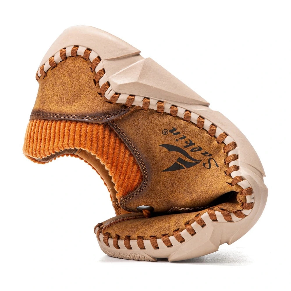 Sapatênis Masculino de Couro Casual