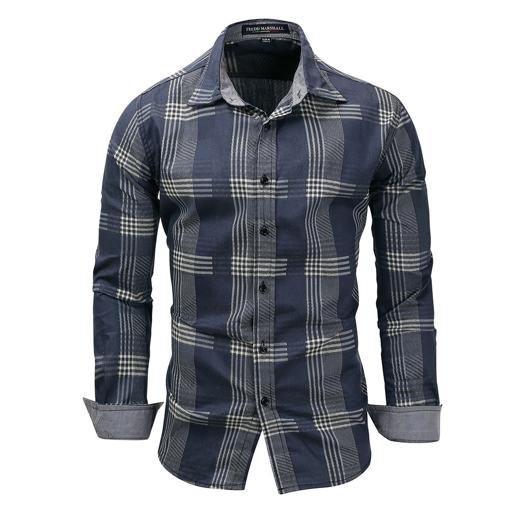 Camisa Social Masculina Xadrez Sampaio® S1062