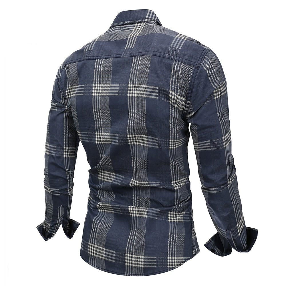 Camisa Social Masculina Xadrez Sampaio® S1062