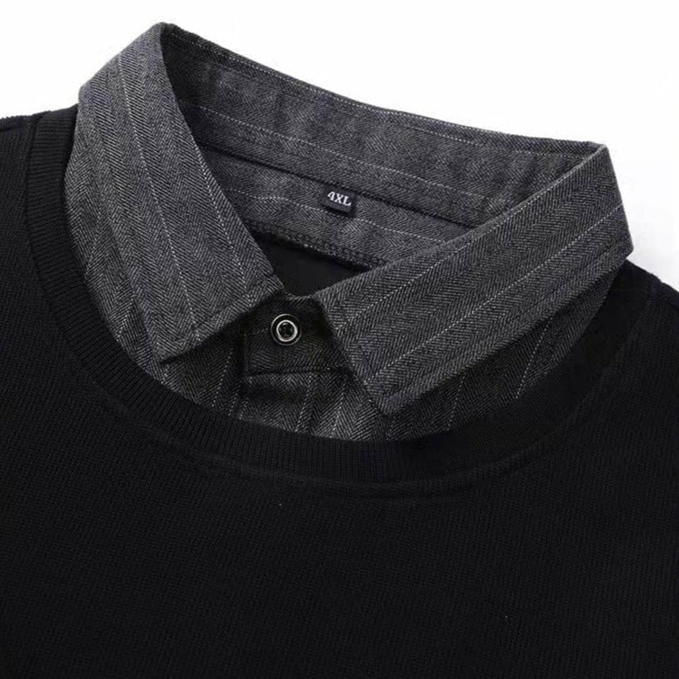 Camisa Masculina Manga Longa Plus Size