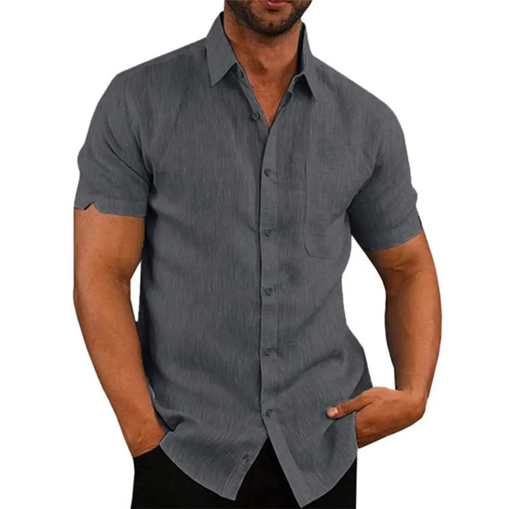 Camisa Masculina de Linho Sampaio® S1159