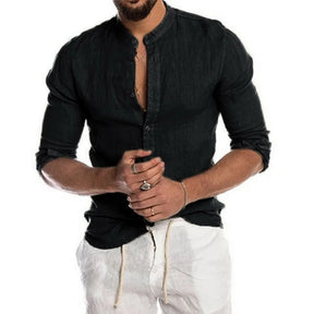Camisa Masculina de Linho Sampaio® S1158
