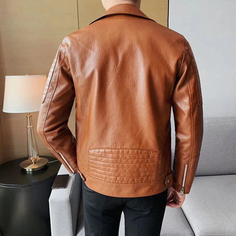 Jaqueta de Couro Masculina Sampaio® S1322