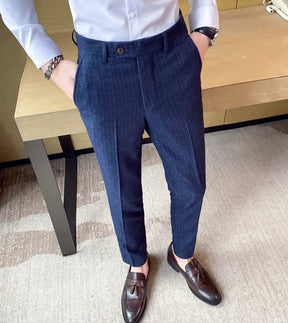 Calça Social Listrada Masculina Sampaio®