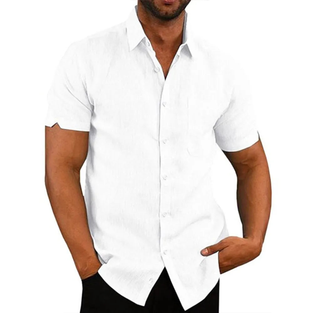 Camisa Masculina de Linho Sampaio® S1159