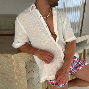 Camisa Masculina de Linho Sampaio® S1184