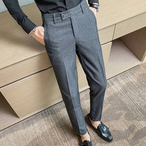 Calça Social Listrada Masculina Sampaio®