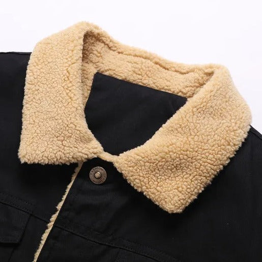 Jaqueta Jeans Masculina Interior de Lã Sampaio®