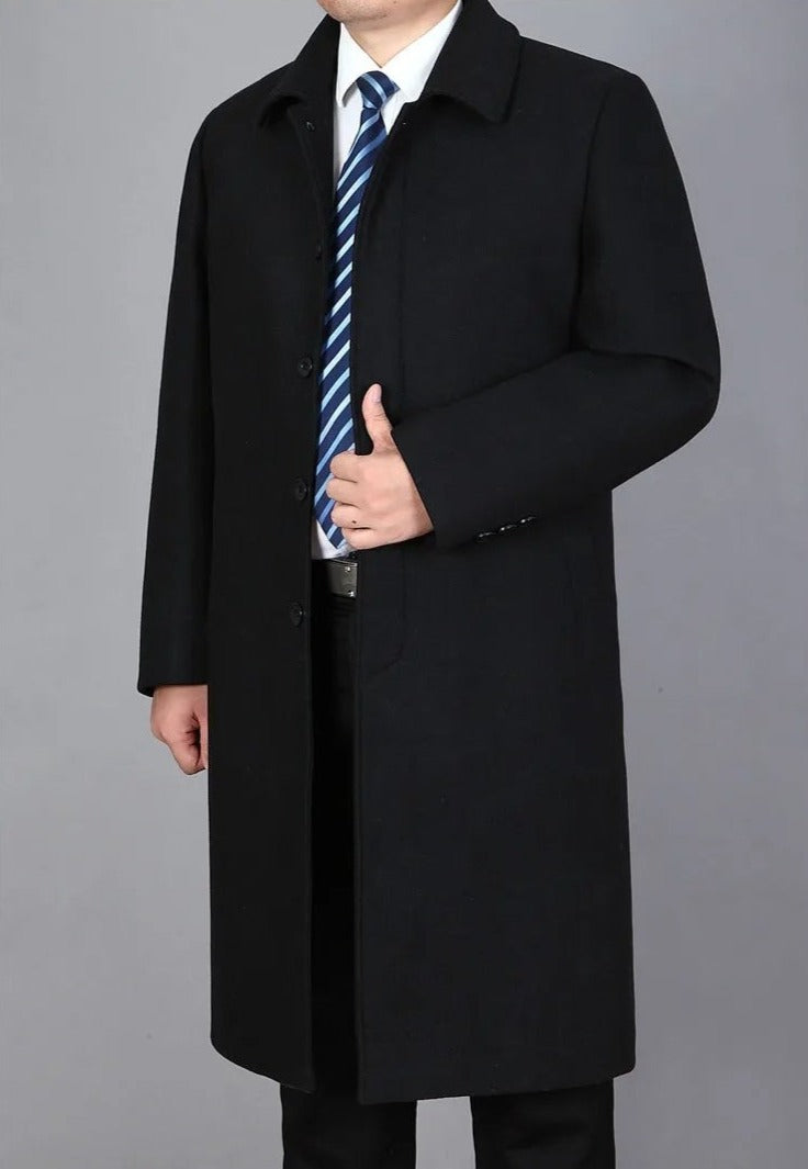 Sobretudo Masculino Plus Size de Lã Grife Sampaio®