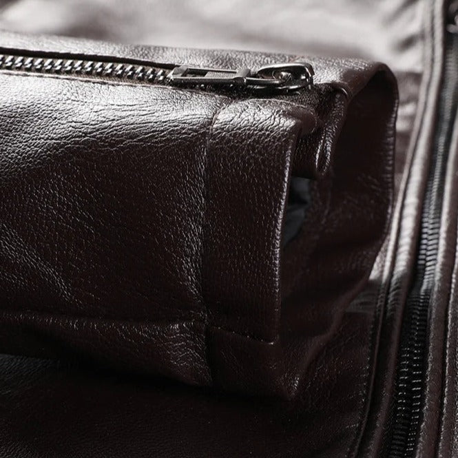 Jaqueta de Couro Masculina Sampaio® S1279