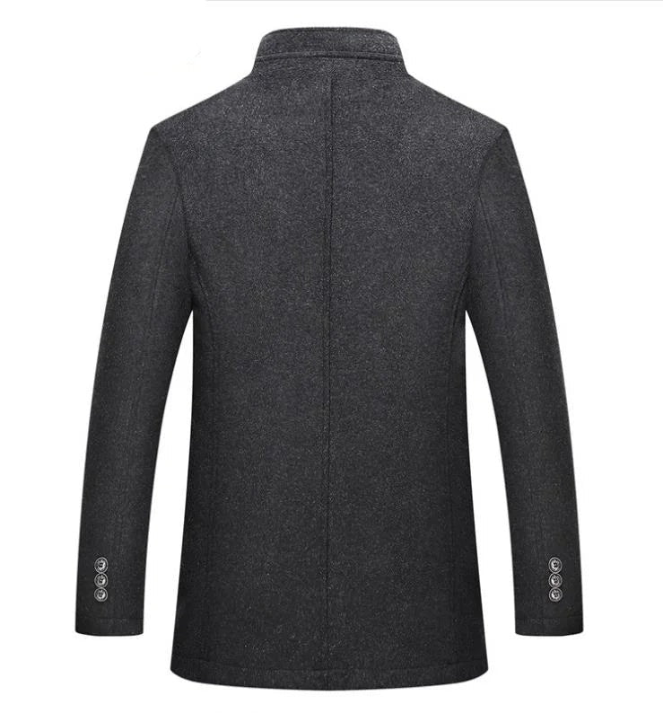 Casaco Trench Coat Masculino de Lã Grife Sampaio®