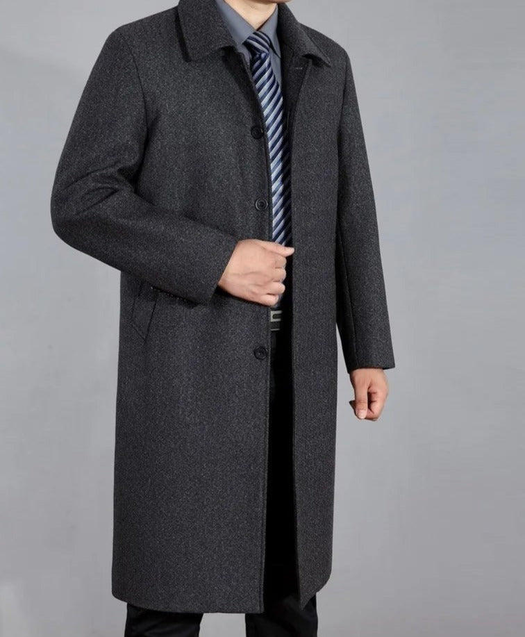 Sobretudo Masculino Plus Size de Lã Grife Sampaio®