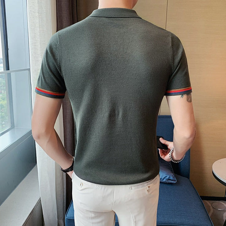 Camiseta Polo Masculina Puzzle