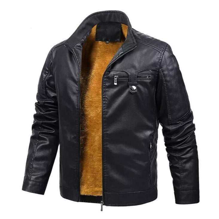 Jaqueta Masculina de Couro Sampaio® S1093